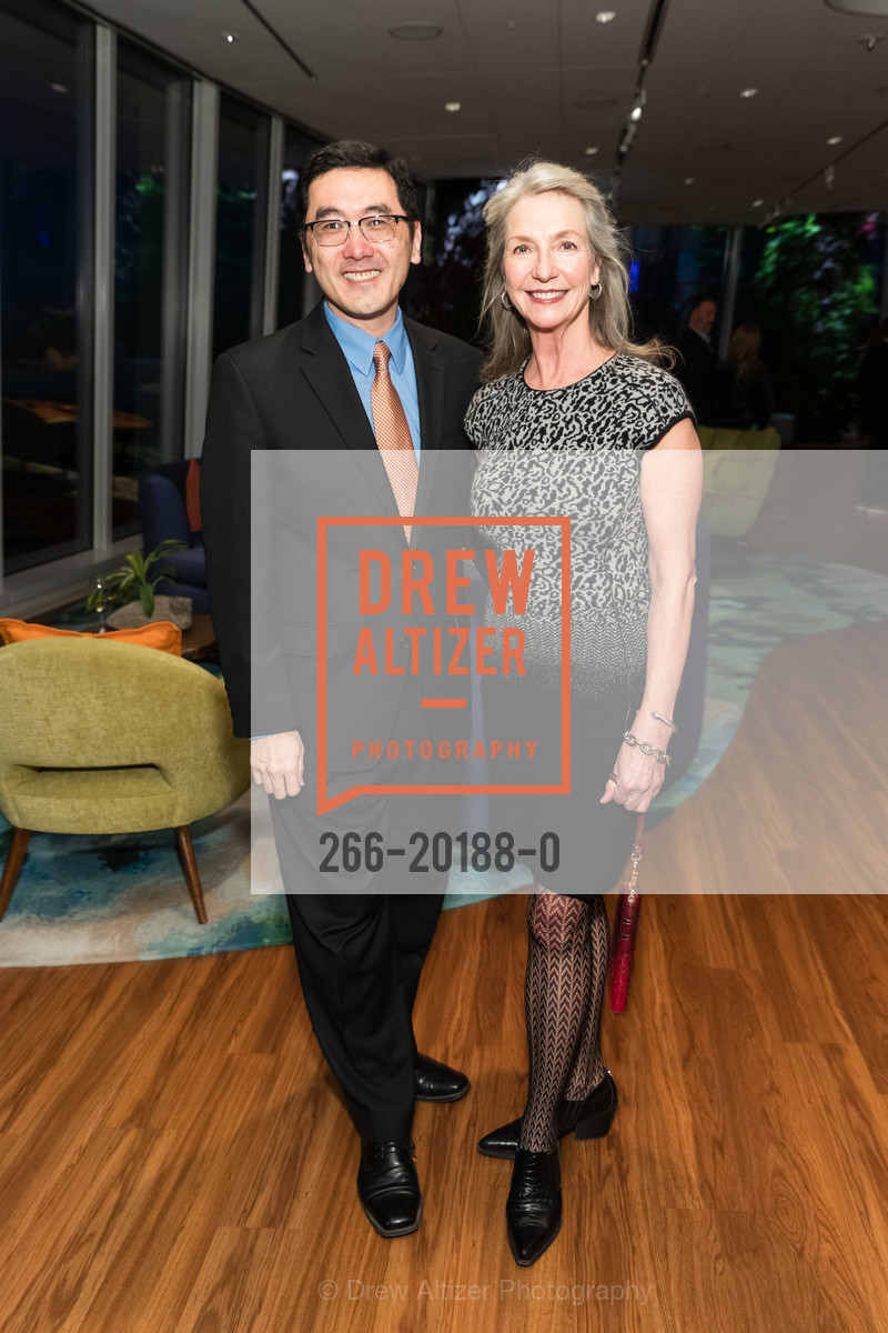 Anders Yang, Kathy Best, UCSF Brain Tumor Center 50th Anniversary Gala 2020, Salesforce Tower, 61st Floor. 415 Mission. St, Photo #266-20188-0 Anders Yang, Kathy Best, Photo #266-20188-0