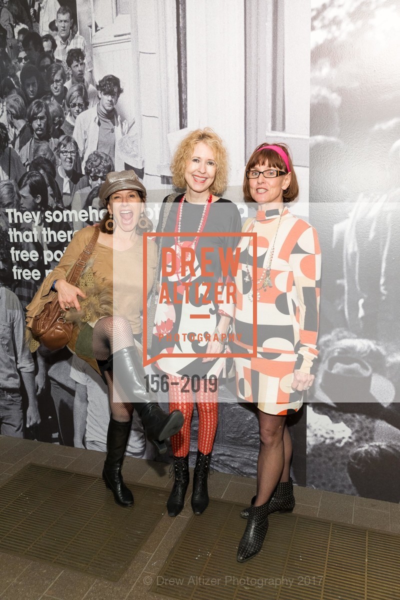 Jeremy Stone, Sylvia Brown, Catherine Gershbein, The Summer of Love Experience Donor Reception, de Young Museum, April 6th, 2017, Photo #156-2019 Jeremy Stone, Sylvia Brown, Catherine Gershbein, Photo #156-2019