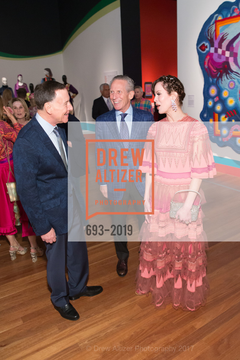 Carl Pascarella, James Marver, Stephanie Ejabat, The Summer of Love Experience Donor Reception, de Young Museum, April 6th, 2017, Photo #693-2019 Carl Pascarella, James Marver, Stephanie Ejabat, Photo #693-2019