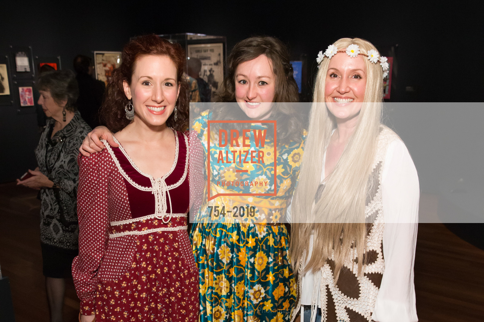 Laura Camerlengo, Anne Getts, Lisa Sardegna, The Summer of Love Experience Donor Reception, de Young Museum, April 6th, 2017, Photo #754-2019 Laura Camerlengo, Anne Getts, Lisa Sardegna, Photo #754-2019