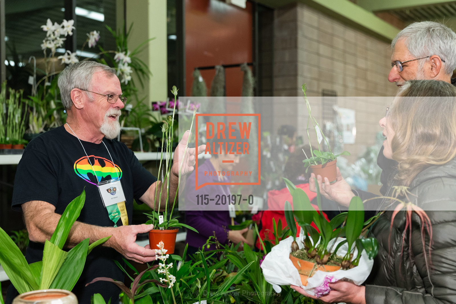 Bill Weaver, 68th Annual Pacific Orchid Exposition 2020, San Francisco County Fair Building. 1199 9th Avenue, Photo #115-20197-0 Bill Weaver, Photo #115-20197-0