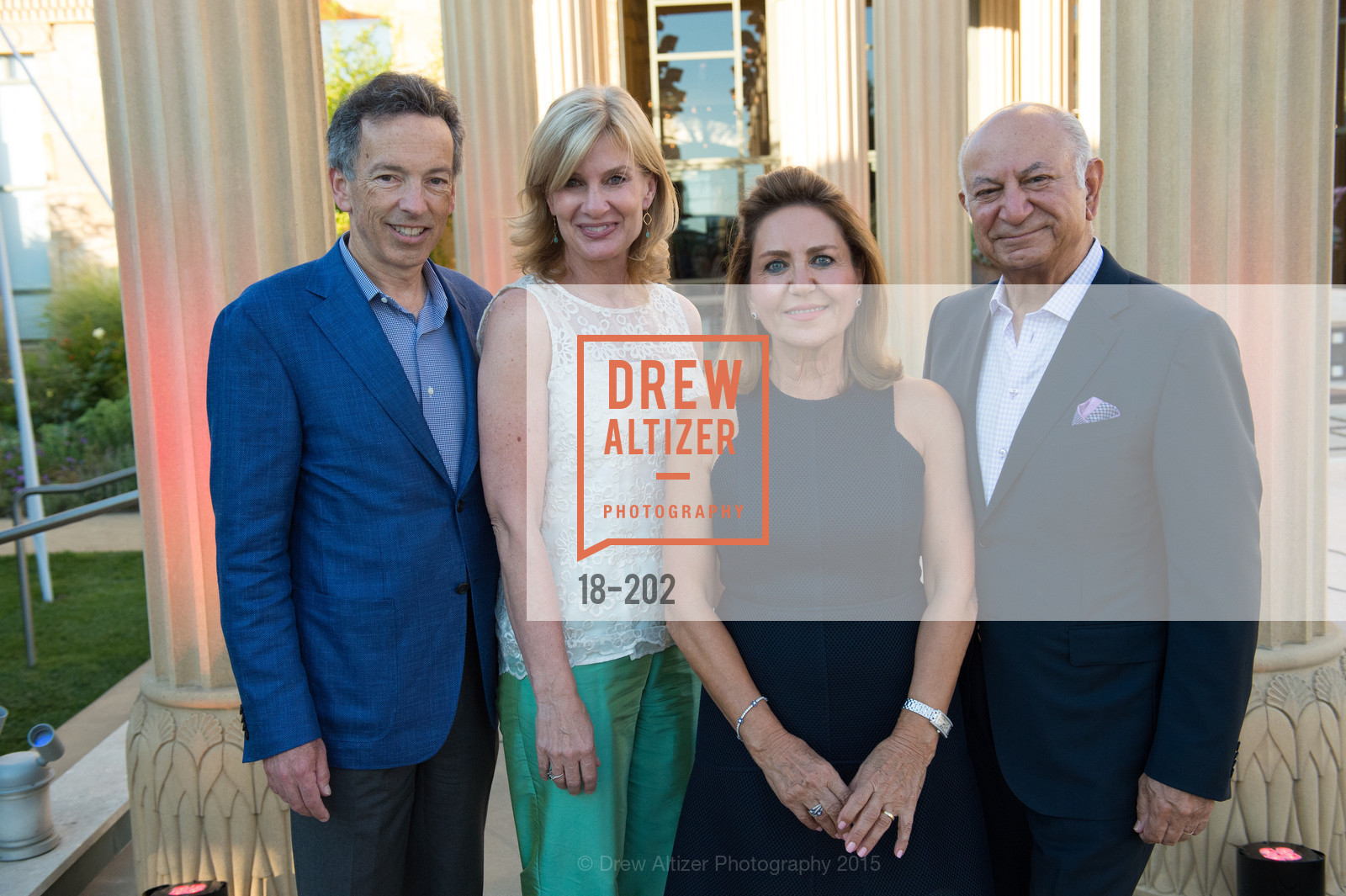 Rick Walker, Karen Walker, Shahpar Khaledi, Darioush Khaledi, Festival del Sole Patron Dinner at Darioush Winery, Darioush Winery. 4240 Silverado Trail, July 24th, 2015,Drew Altizer, Drew Altizer Photography, full-service event agency, private events, San Francisco photographer, photographer California