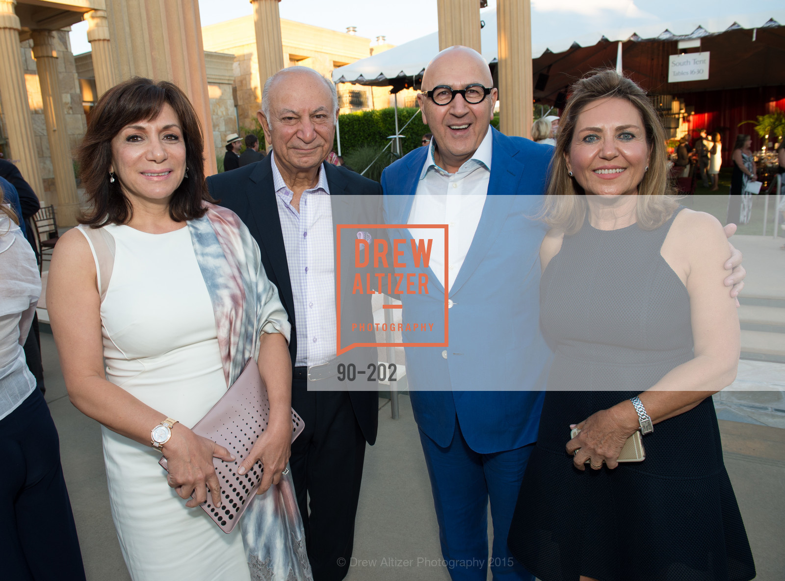 Katy Saei, Darioush Khaledi, Michael Saei, Shahpar Khaledi, Festival del Sole Patron Dinner at Darioush Winery, Darioush Winery. 4240 Silverado Trail, July 24th, 2015,Drew Altizer, Drew Altizer Photography, full-service agency, private events, San Francisco photographer, photographer california