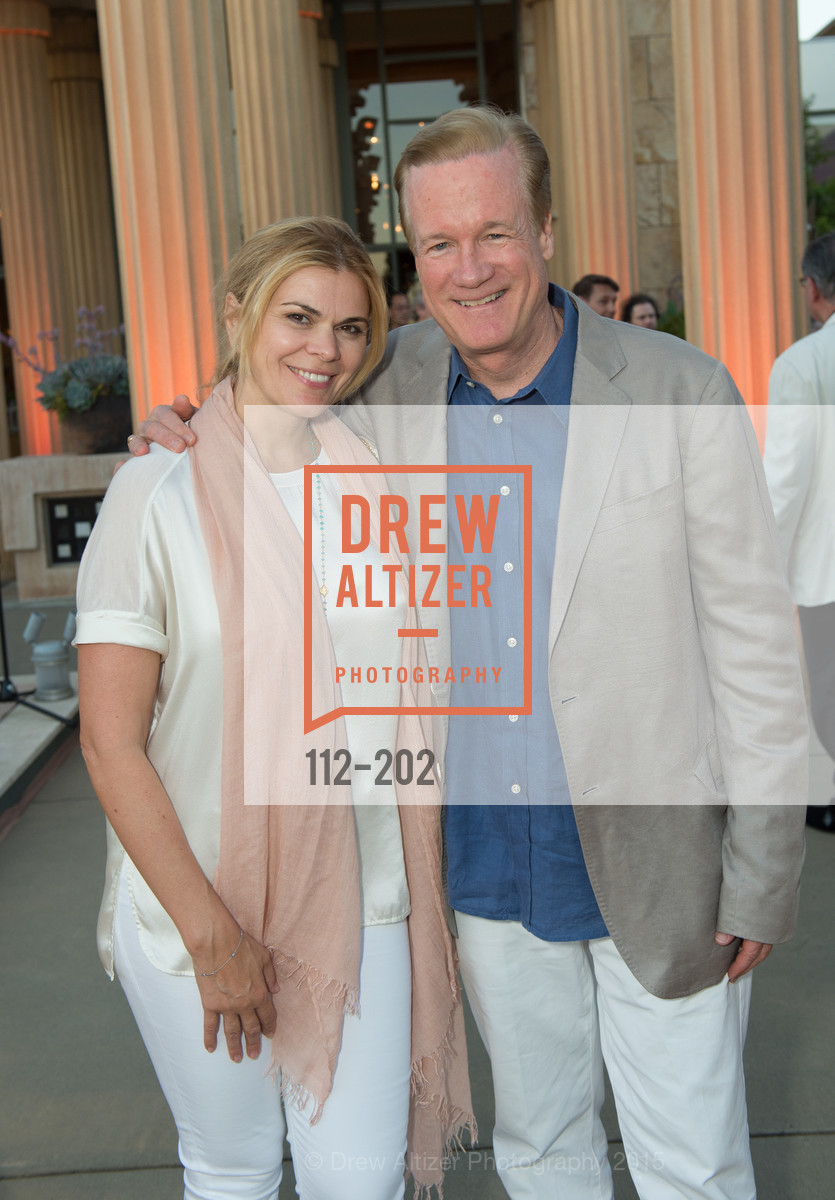 Brigitta Whiting, Mark Whiting, Gucci & Vogue Dinner, Darioush Winery. Darioush Winery, . 4240 Silverado Trail, July 24th, 2015, Photo #112-202 Brigitta Whiting, Mark Whiting, Photo #112-202