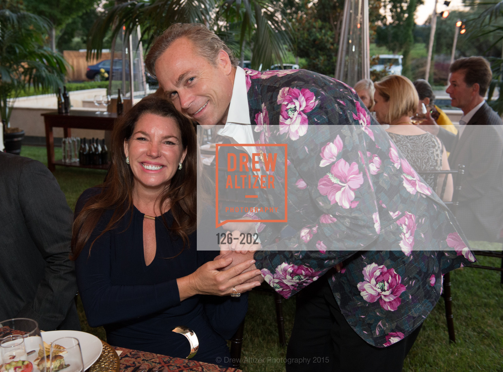 Michelle Baggett, Jean-Charles Boisset, Festival del Sole Patron Dinner at Darioush Winery, Darioush Winery. 4240 Silverado Trail, July 24th, 2015,Drew Altizer, Drew Altizer Photography, full-service agency, private events, San Francisco photographer, photographer california