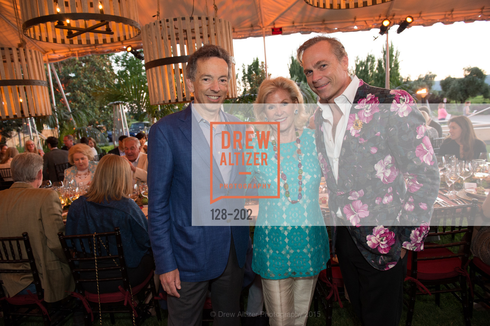 Rick Walker, Dede Wilsey, Jean-Charles Boisset, Festival del Sole Patron Dinner at Darioush Winery, Darioush Winery. 4240 Silverado Trail, July 24th, 2015,Drew Altizer, Drew Altizer Photography, full-service agency, private events, San Francisco photographer, photographer california
