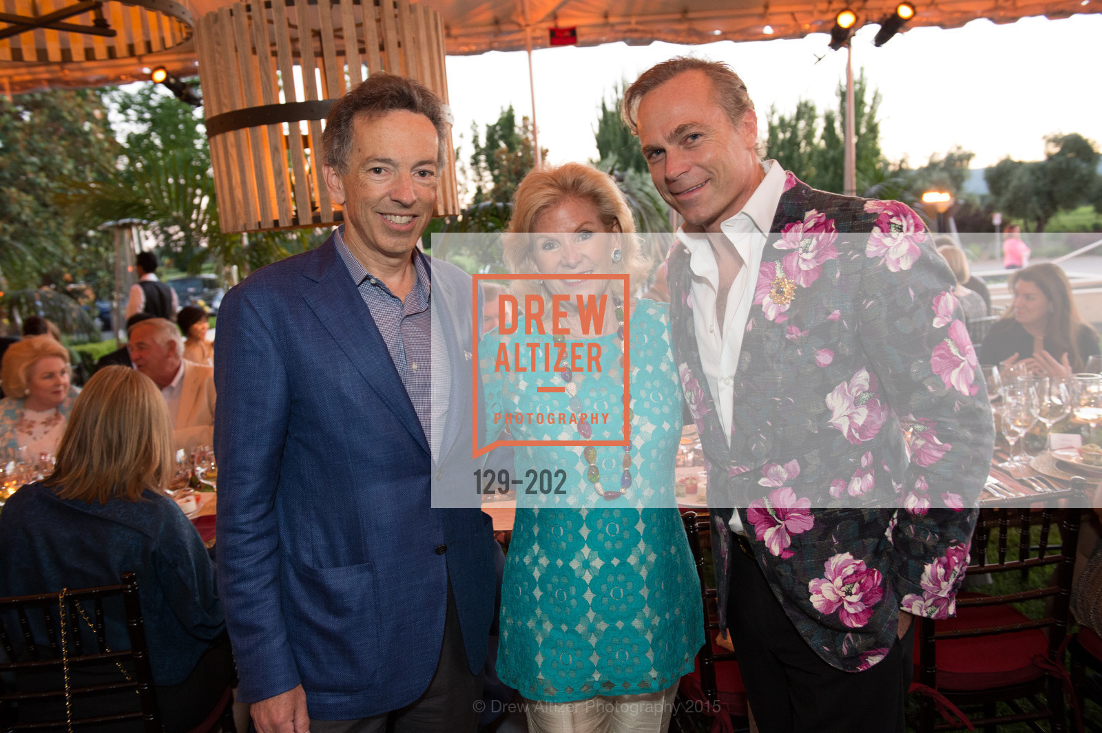 Rick Walker, Dede Wilsey, Jean-Charles Boisset, Festival del Sole Patron Dinner at Darioush Winery, Darioush Winery. 4240 Silverado Trail, July 24th, 2015,Drew Altizer, Drew Altizer Photography, full-service agency, private events, San Francisco photographer, photographer california