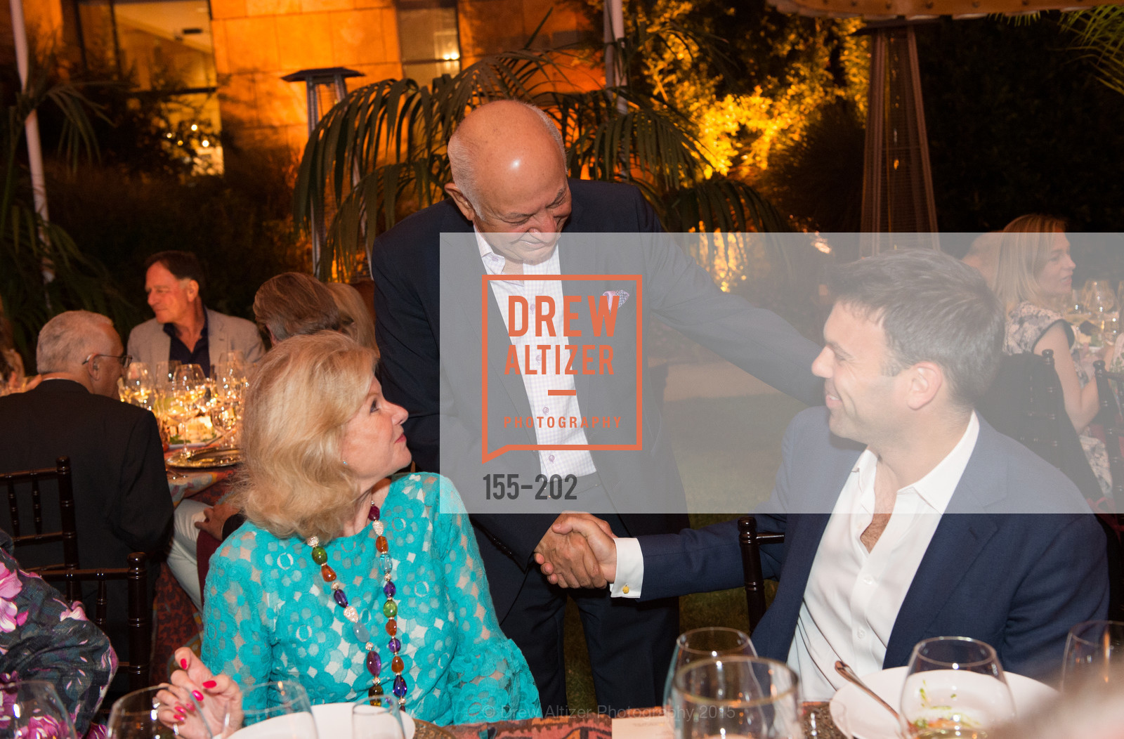 Dede Wilsey, Darioush Khaledi, Timothy Persson, Festival del Sole Patron Dinner at Darioush Winery, Darioush Winery. 4240 Silverado Trail, July 24th, 2015,Drew Altizer, Drew Altizer Photography, full-service agency, private events, San Francisco photographer, photographer california