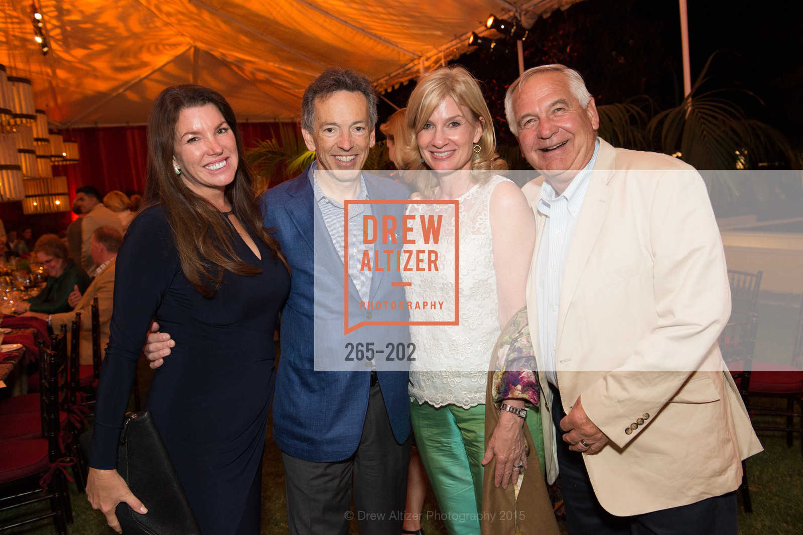 Michelle Baggett, Rick Walker, Karen Walker, Robin Baggett, Festival del Sole Patron Dinner at Darioush Winery, Darioush Winery. 4240 Silverado Trail, July 24th, 2015,Drew Altizer, Drew Altizer Photography, full-service agency, private events, San Francisco photographer, photographer california
