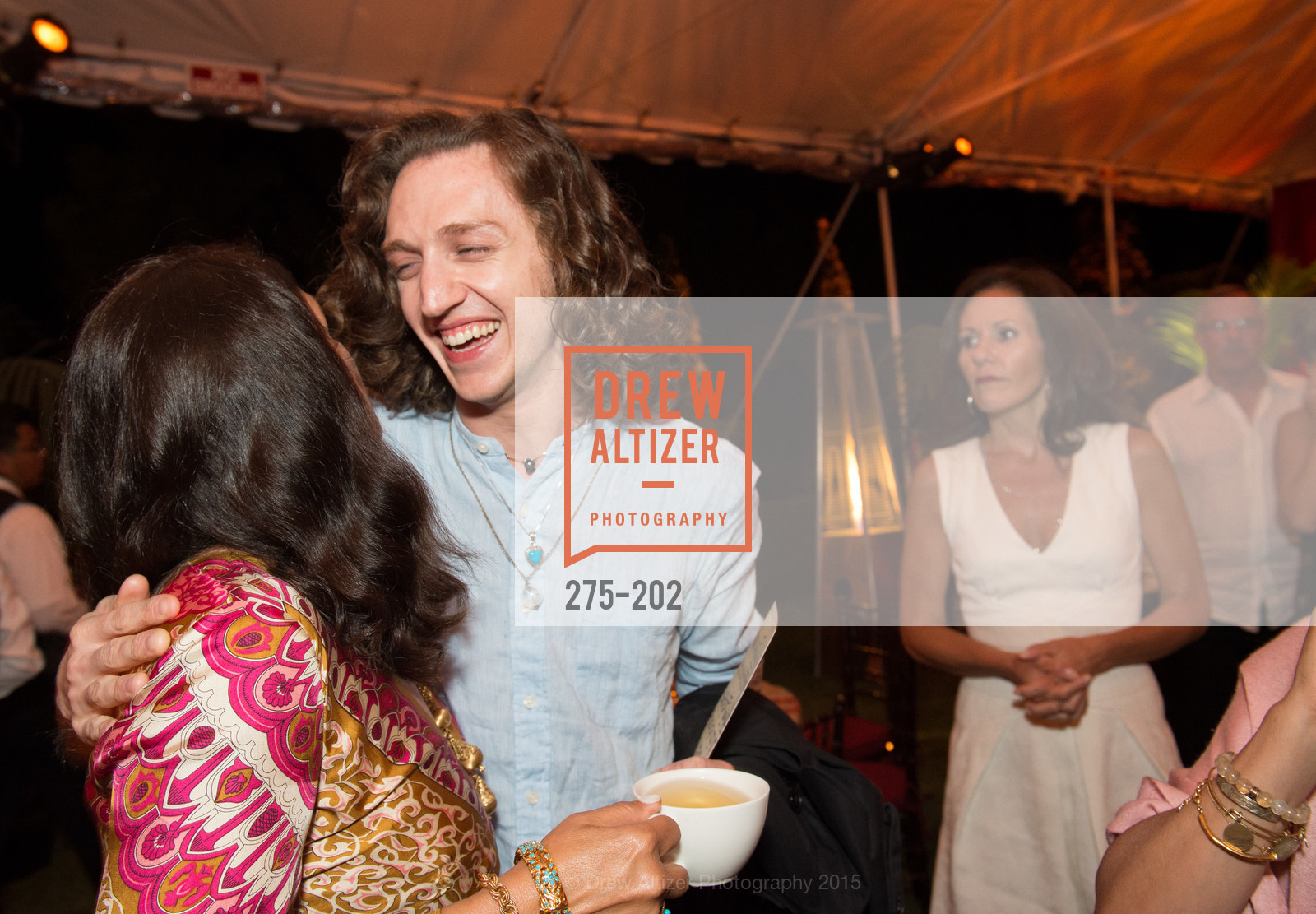 Lisa Grotts, Joshua Thake, Gucci & Vogue Dinner, Darioush Winery. Darioush Winery, . 4240 Silverado Trail, July 24th, 2015, Photo #275-202 Lisa Grotts, Joshua Thake, Photo #275-202