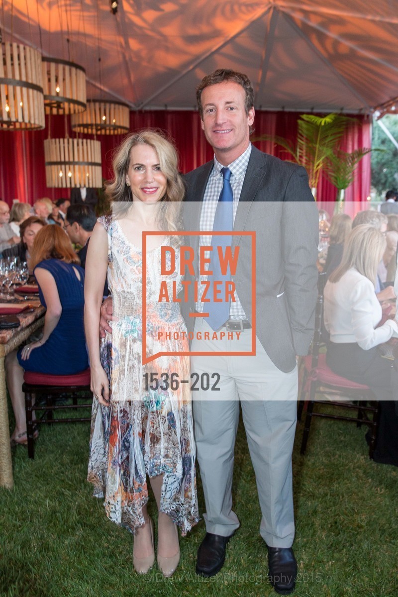 Nadine Weil, Todd Traina, Gucci & Vogue Dinner, Darioush Winery. Darioush Winery, . 4240 Silverado Trail, July 24th, 2015, Photo #1536-202 Nadine Weil, Todd Traina, Photo #1536-202