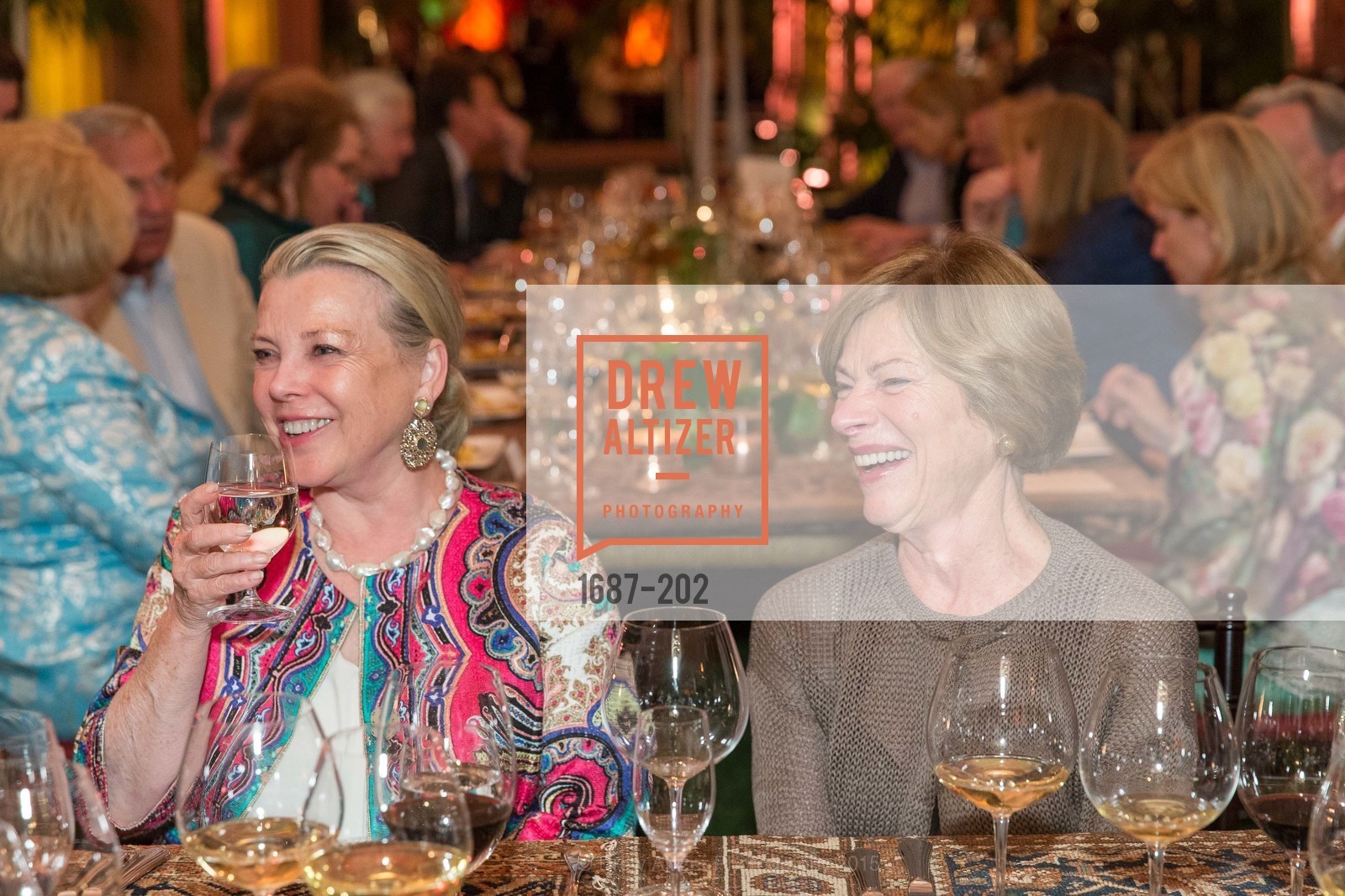 Jeanne Lawrence, Pam Kramlich, Festival del Sole Patron Dinner at Darioush Winery, Darioush Winery. 4240 Silverado Trail, July 24th, 2015,Drew Altizer, Drew Altizer Photography, full-service agency, private events, San Francisco photographer, photographer california