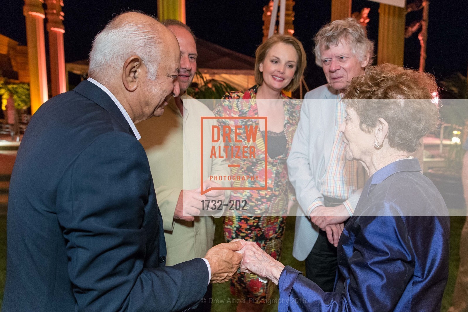 Darioush Khaledi, Barrett Wissman, Nina Kotova, Gordon Getty, Festival del Sole Patron Dinner at Darioush Winery, Darioush Winery. 4240 Silverado Trail, July 24th, 2015,Drew Altizer, Drew Altizer Photography, full-service event agency, private events, San Francisco photographer, photographer California