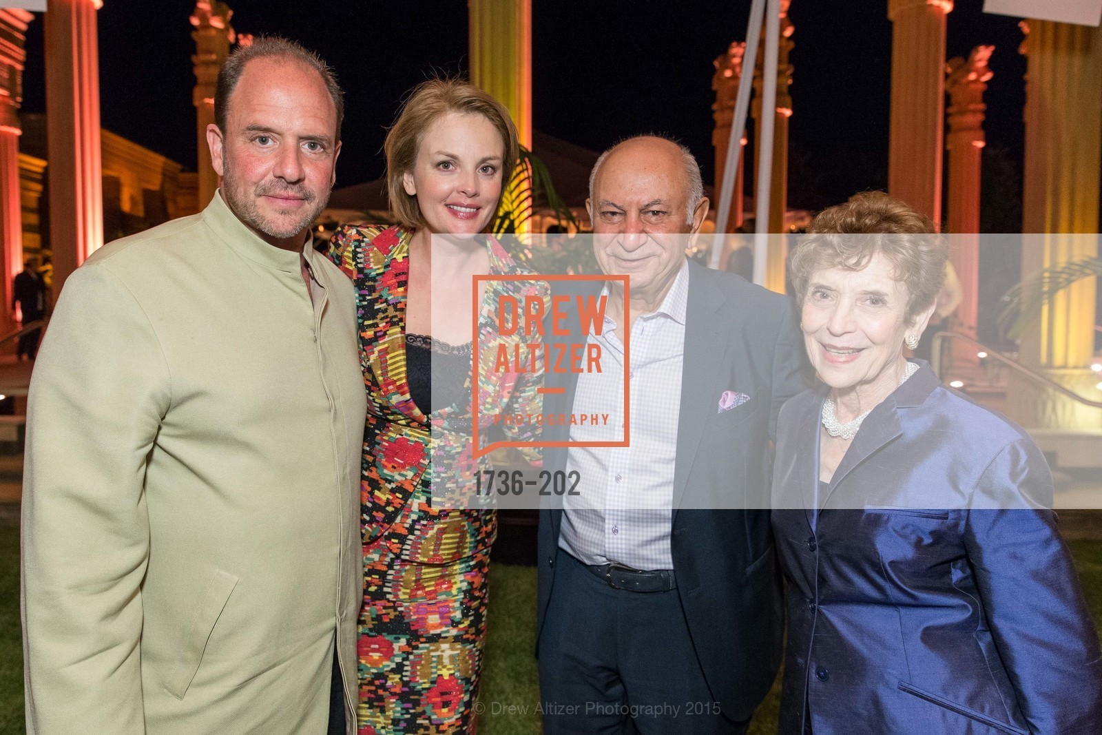Barrett Wissman, Nina Kotova, Darioush Khaledi, Festival del Sole Patron Dinner at Darioush Winery, Darioush Winery. 4240 Silverado Trail, July 24th, 2015,Drew Altizer, Drew Altizer Photography, full-service agency, private events, San Francisco photographer, photographer california