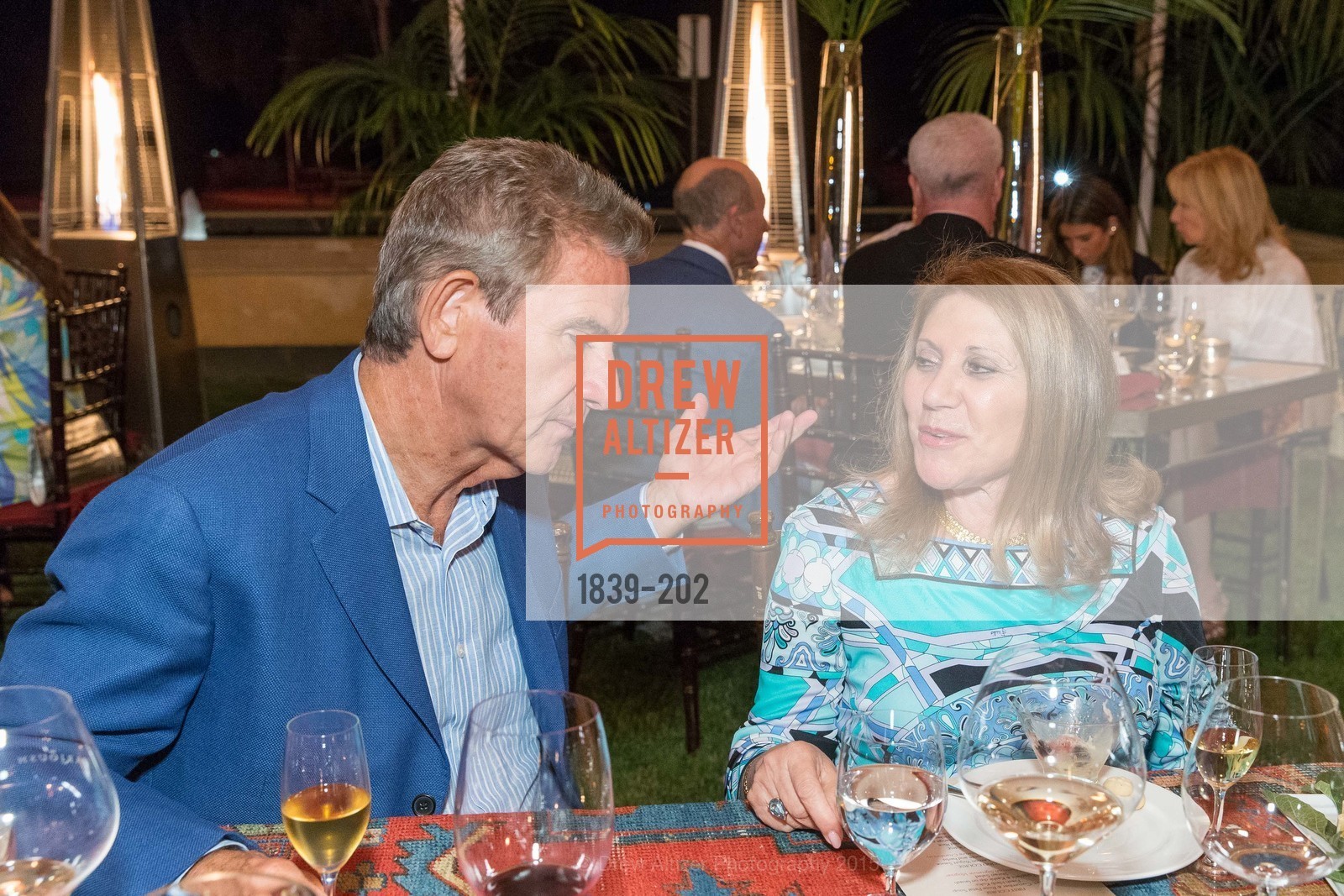 Craig Hall, Athena Blackburn, Gucci & Vogue Dinner, Darioush Winery. Darioush Winery, . 4240 Silverado Trail, July 24th, 2015, Photo #1839-202 Craig Hall, Athena Blackburn, Photo #1839-202
