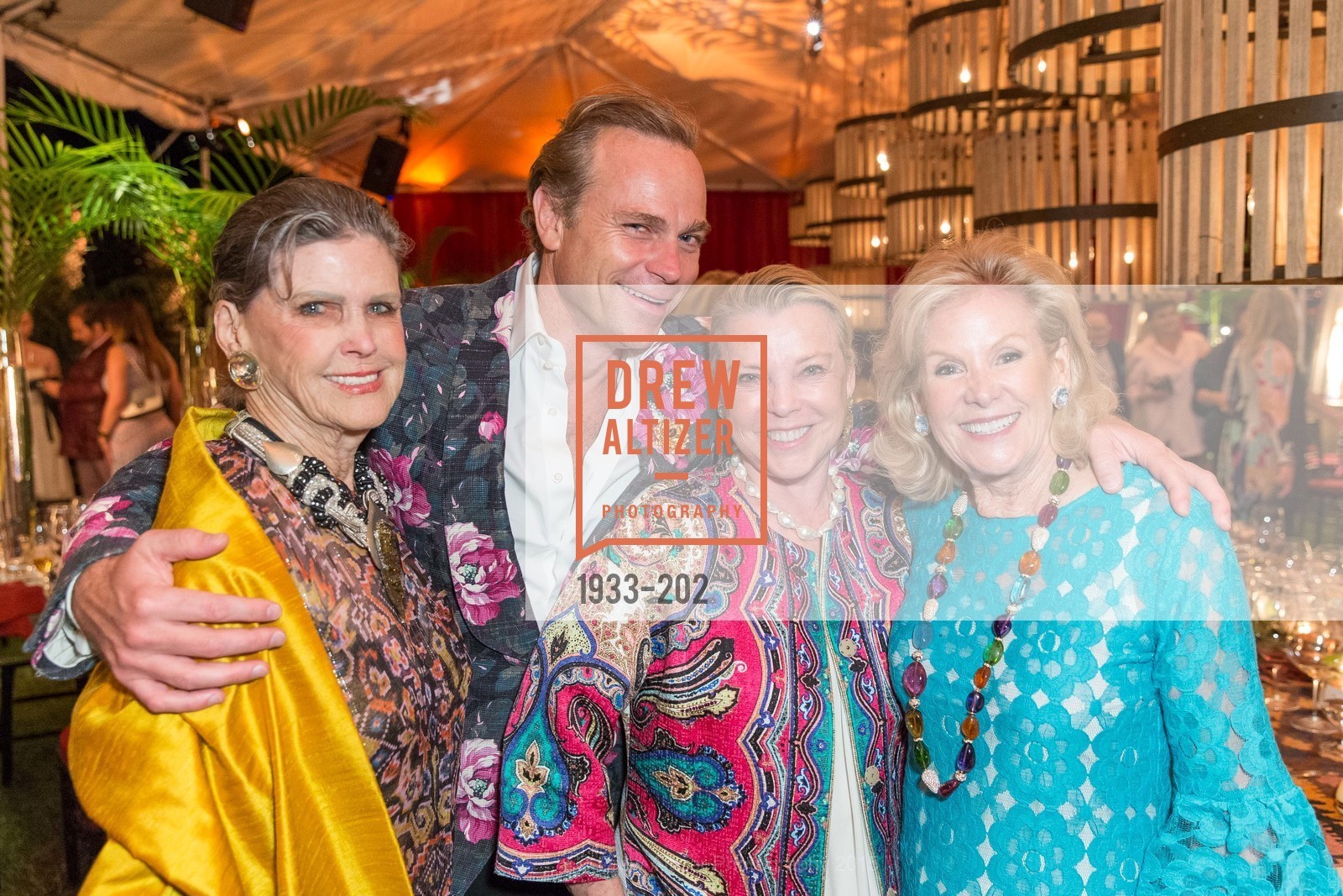 Donna Long, Jean-Charles Boisset, Jeanne Lawrence, Dede Wilsey, Festival del Sole Patron Dinner at Darioush Winery, Darioush Winery. 4240 Silverado Trail, July 24th, 2015,Drew Altizer, Drew Altizer Photography, full-service agency, private events, San Francisco photographer, photographer california