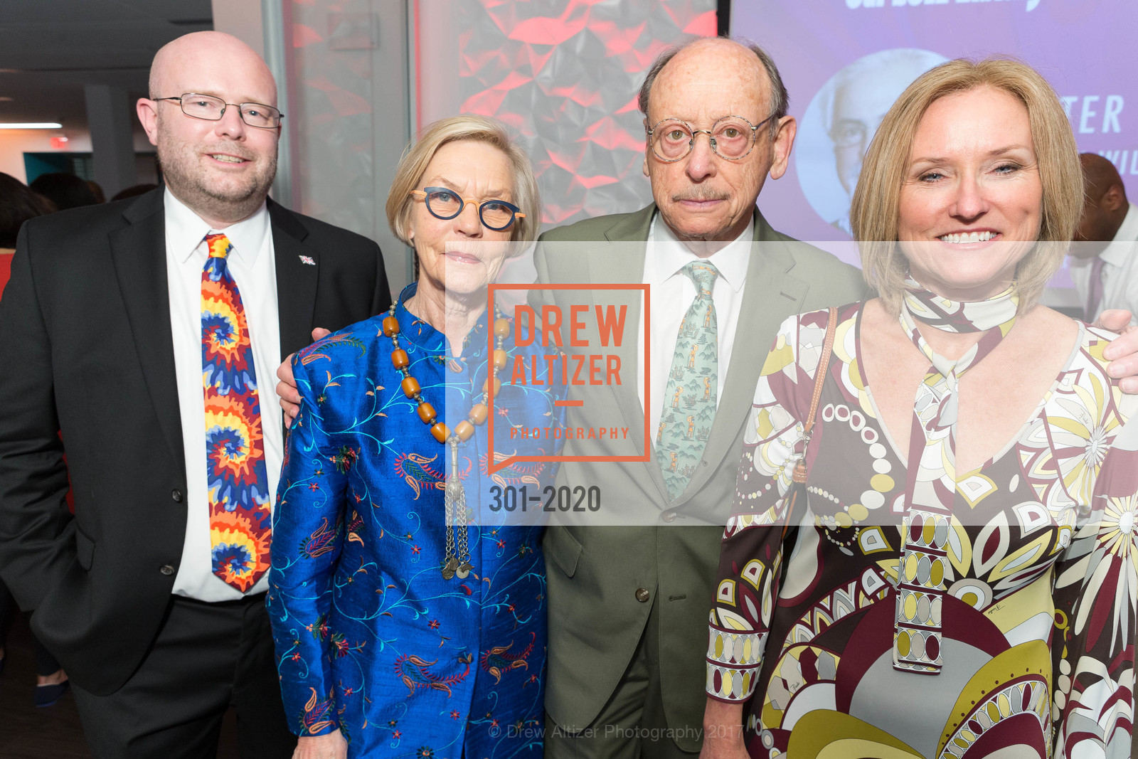 David Stringer-Calvert, Barbro Osher, Bernard Osher, Marie Ciepiela, Photo #301-2020