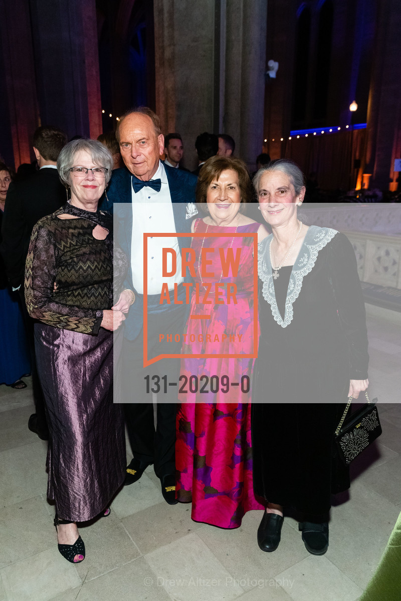 Nicole Stahl, David Pace, Joan Silva, Cathy Stevens, Grace Cathedral 2020 Carnivale Gala, Grace Cathedral. 1100 California St, Photo #131-20209-0 Nicole Stahl, David Pace, Joan Silva, Cathy Stevens, Photo #131-20209-0