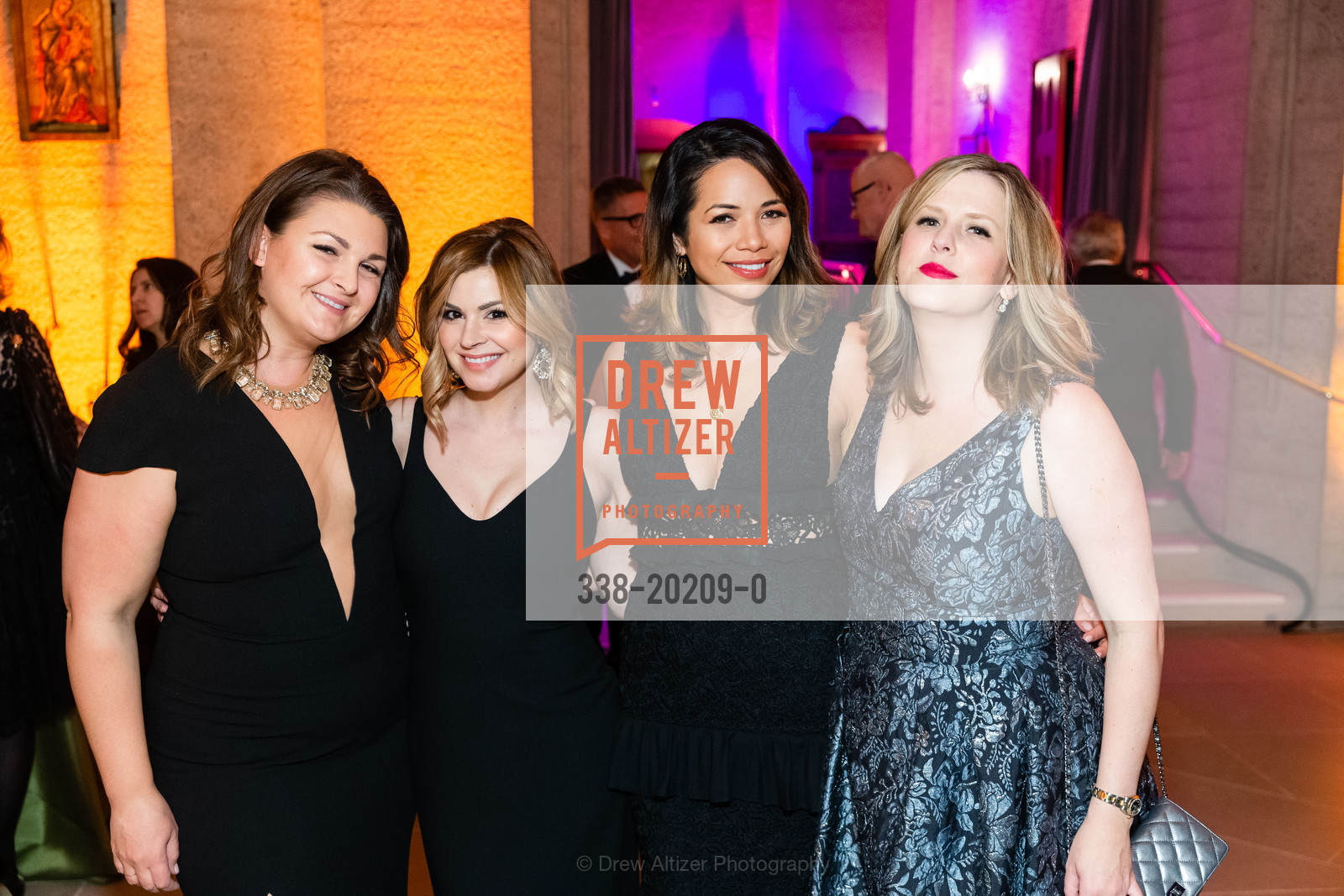 Julia Romano, Laura Breihan, Angel Hecht, Lily Bowles Leo, Grace Cathedral 2020 Carnivale Gala, Grace Cathedral. 1100 California St, Photo #338-20209-0 Julia Romano, Laura Breihan, Angel Hecht, Lily Bowles Leo, Photo #338-20209-0
