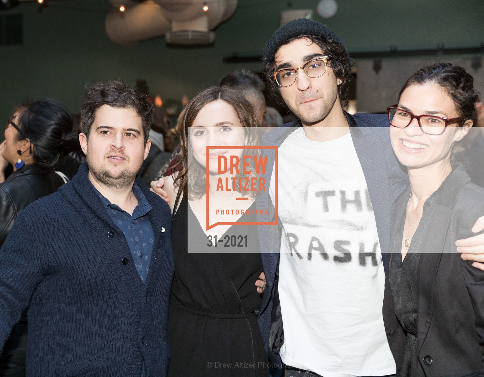 Peter Livolsi, Maude Apatow, Alex Wolff, Danielle Renfrew Behrens, THE HOUSE OF TOMORROW SFIFF Premiere Afterparty, Tacolicious. 741 Valencia St, April 8th, 2017, Photo #31-2021 Peter Livolsi, Maude Apatow, Alex Wolff, Danielle Renfrew Behrens, Photo #31-2021