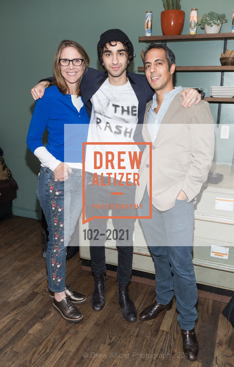 Susanne Filkins, Alex Wolff, Abdi Nazemian, THE HOUSE OF TOMORROW SFIFF Premiere Afterparty, Tacolicious. 741 Valencia St, April 8th, 2017, Photo #102-2021 Susanne Filkins, Alex Wolff, Abdi Nazemian, Photo #102-2021