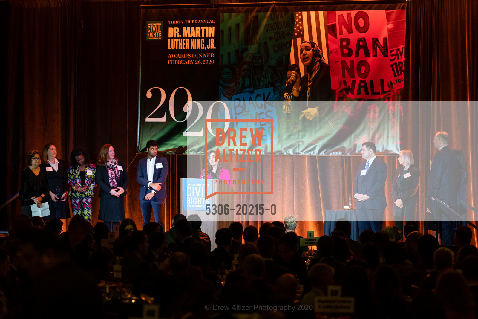 Eduard Meleshinsky, Rachel Boyce, Maureen Alger, Deepshekhar Gupta, Alex Enriquez, Claire Yin, Aaron Yeater, Deborah Escobedo, Lawyers’ Committee for Civil Rights 33rd Annual Dr. MLK, Jr. Gala. 2020, Hyatt Regency San Francisco. 5 Embarcadero Center, February 26th, 2020, Photo #5306-20215-0 Eduard Meleshinsky, Rachel Boyce, Maureen Alger, Deepshekhar Gupta, Alex Enriquez, Claire Yin, Aaron Yeater, Deborah Escobedo, Photo #5306-20215-0