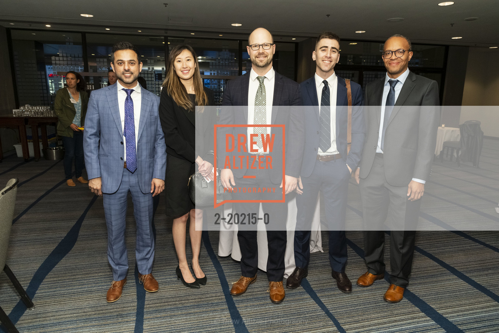 Udit Sood, Fiona Cua, Max Rosen, Boris McClellan, Andrew Lewis, Lawyers’ Committee for Civil Rights 33rd Annual Dr. MLK, Jr. Gala. 2020, Hyatt Regency San Francisco. 5 Embarcadero Center, Photo #2-20215-0 Udit Sood, Fiona Cua, Max Rosen, Boris McClellan, Andrew Lewis, Photo #2-20215-0