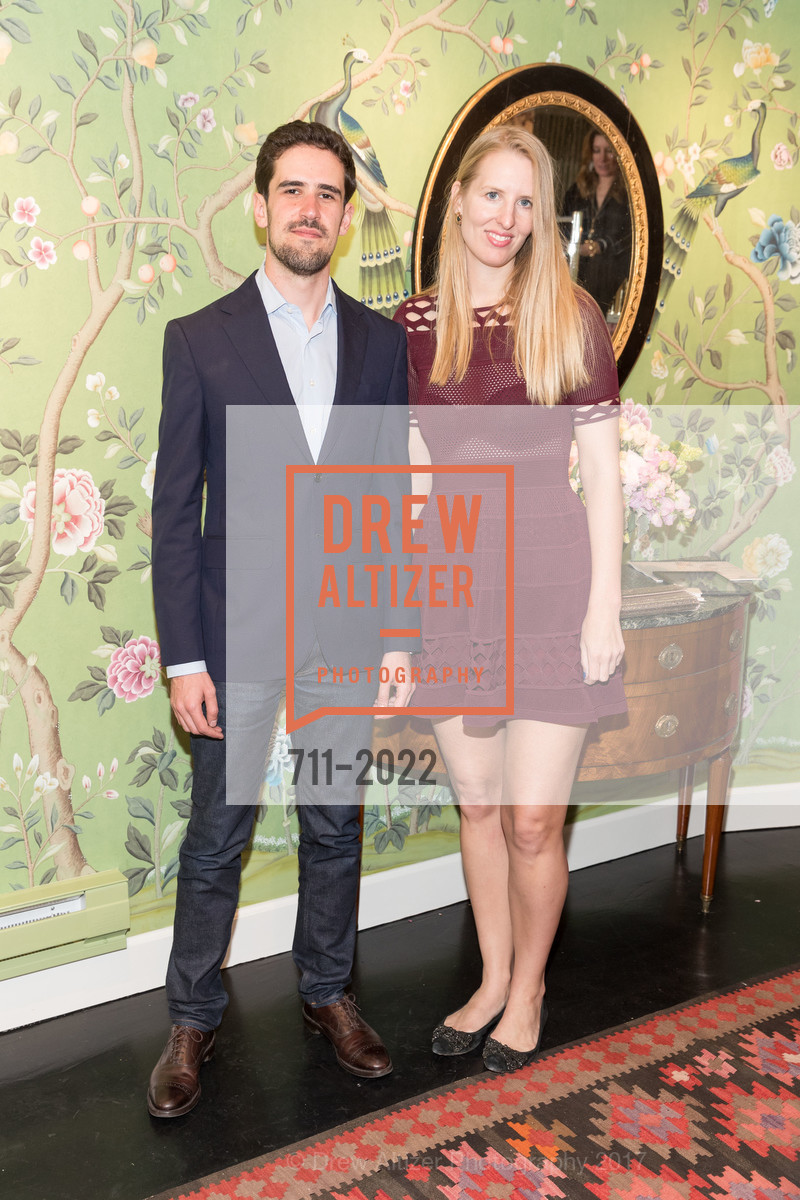 Daniel Schneider-Weiler, Gwendolyn Rayner, ARMARIUM San Francisco Launch hosted byt deGournay, De Gournay Showroom. 3681A Sacramento St. San Francisco, CA, April 10th, 2017, Photo #711-2022 Daniel Schneider-Weiler, Gwendolyn Rayner, Photo #711-2022