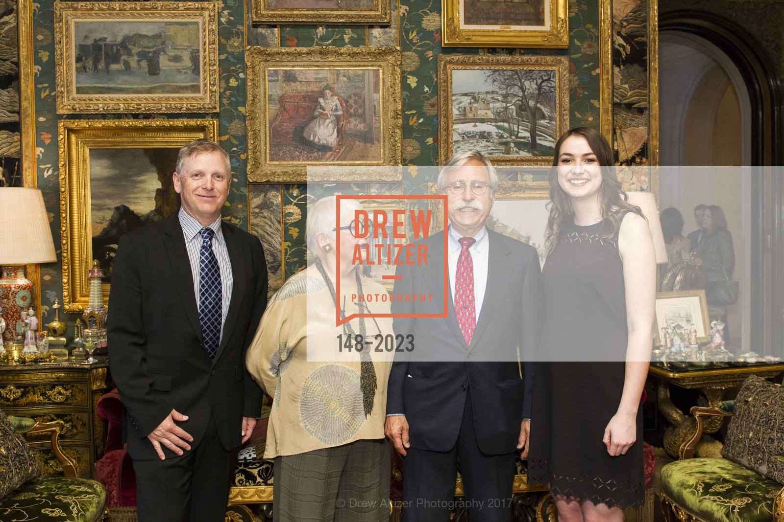 Hunter Sykes, Rob Briggs, Suzanne Briggs, Echo Wood, Africa Foundation Reception/Auction '17, Private Residence, April 12th, 2017