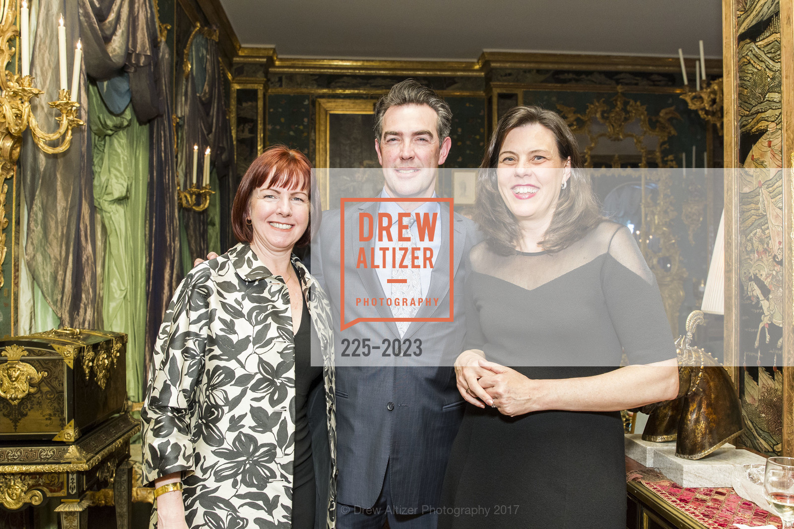 Robyn Helmlinger, Andrew Helmlinger, Catherine Walcott, Africa Foundation Reception/Auction '17, Private Residence, April 12th, 2017, Photo #225-2023 Robyn Helmlinger, Andrew Helmlinger, Catherine Walcott, Photo #225-2023