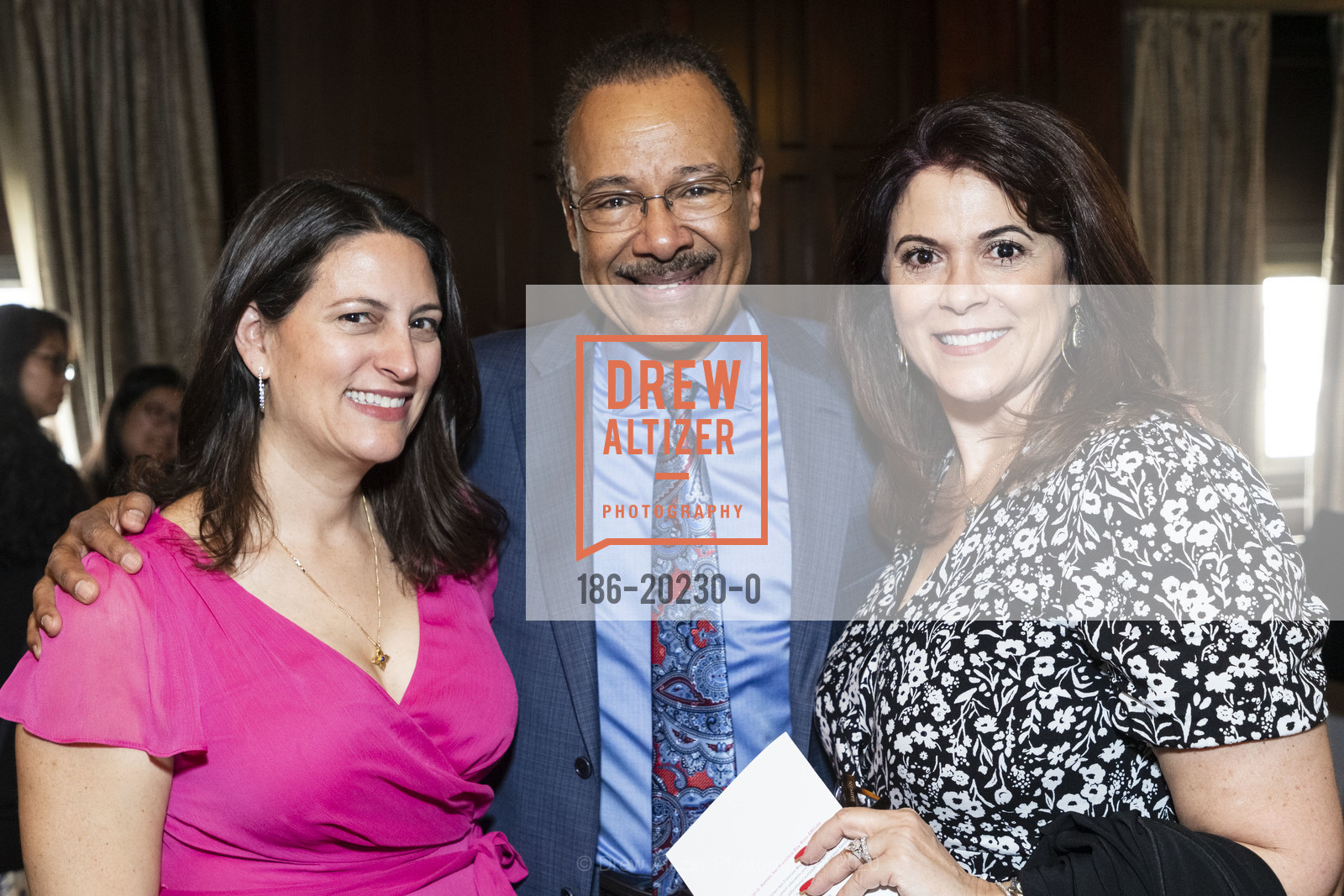 Kathy, Spencer Christian, Cheryl Halloran, Susan G. Komen Foundation Visionary Awards Luncheon, Julia Morgan Ballroom, February 27th, 2020, Photo #186-20230-0 Kathy, Spencer Christian, Cheryl Halloran, Photo #186-20230-0