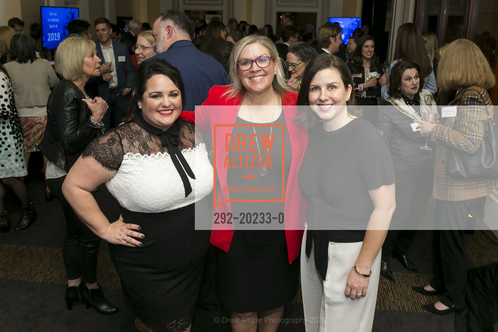 Bri Seoane, Amy Oliver, Laura Boudreau, Ronald McDonald House Charities Bay Area 2020, San Francisco Olympic Club. 524 Post St, March 3rd, 2020, Photo #292-20233-0 Bri Seoane, Amy Oliver, Laura Boudreau, Photo #292-20233-0