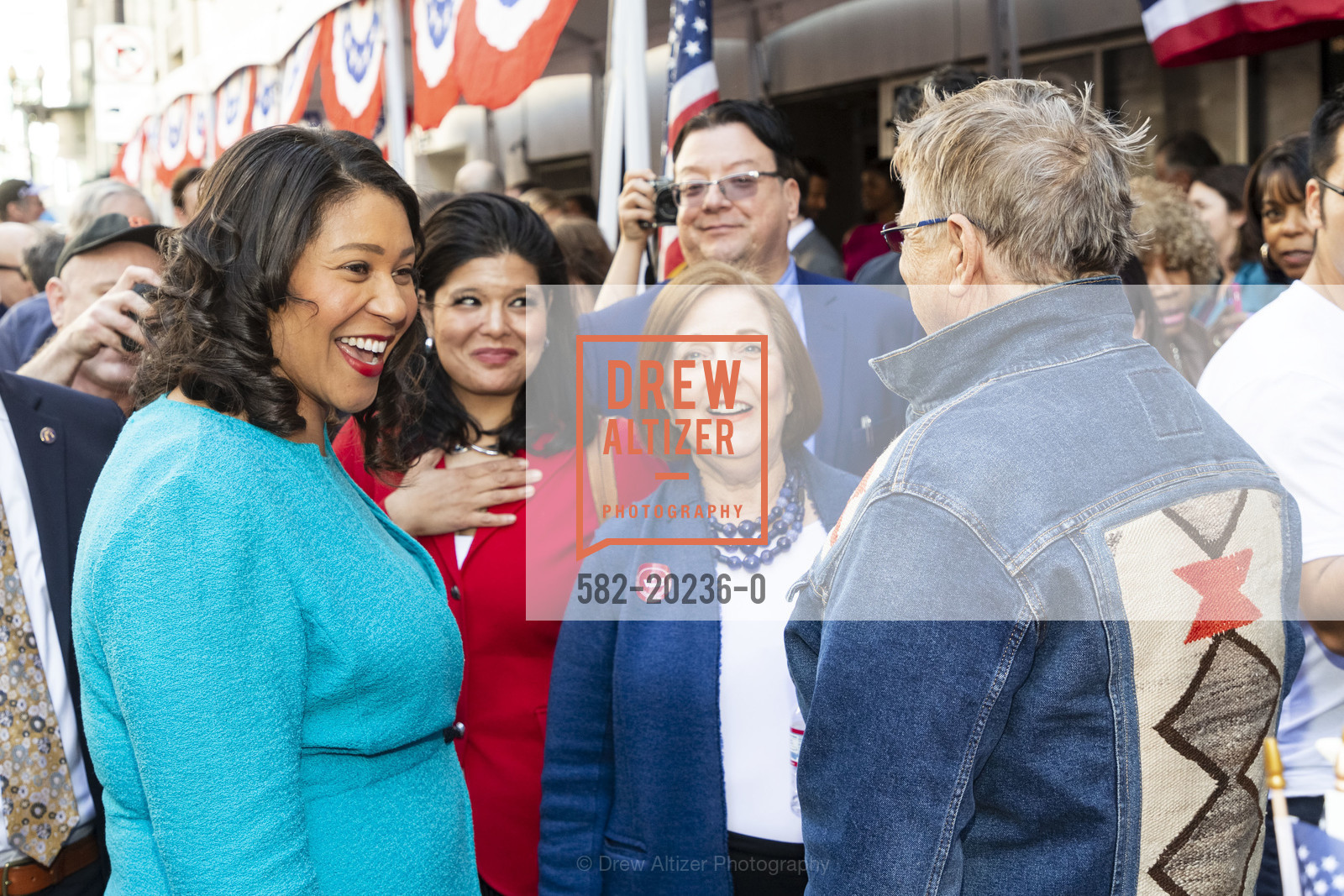 London Breed, Ronnie Rodriguez, Eleanor Johns, Photo #582-20236-0