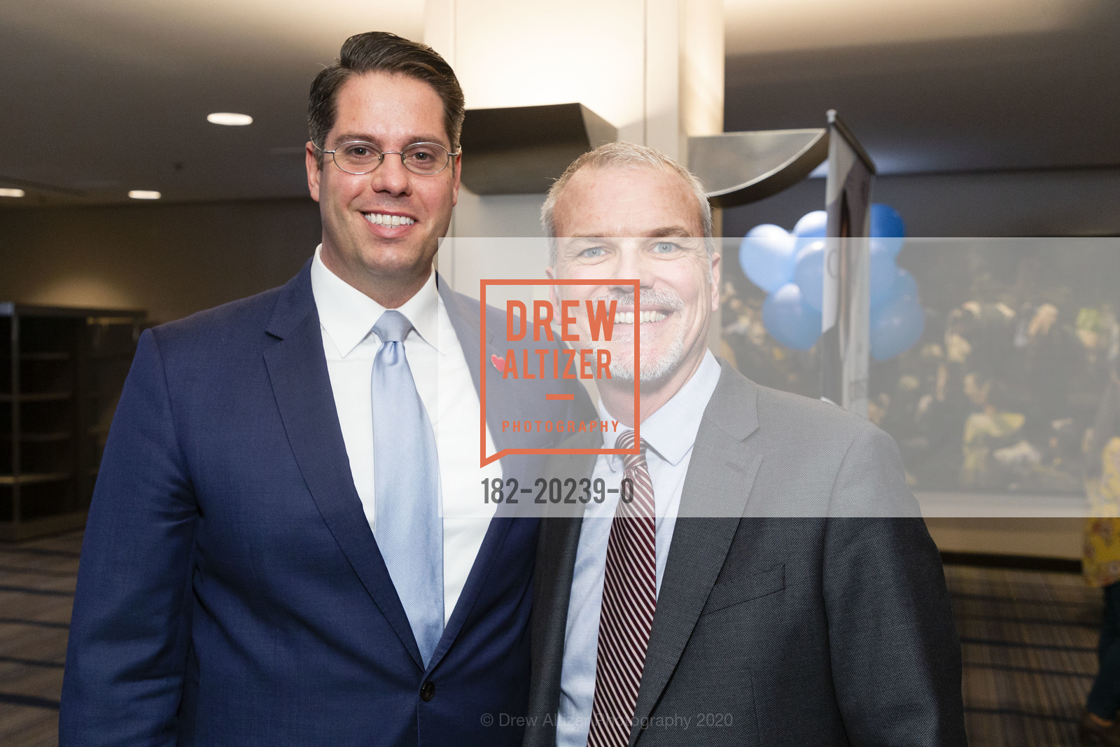Tim Szarnicki, Michael Daniel, ICA Cristo Rey 10th Anniversary Annual Business Lunch 2020, Hyatt Regency. 5 Embarcadero Center, March 4th, 2020, Photo #182-20239-0 Tim Szarnicki, Michael Daniel, Photo #182-20239-0