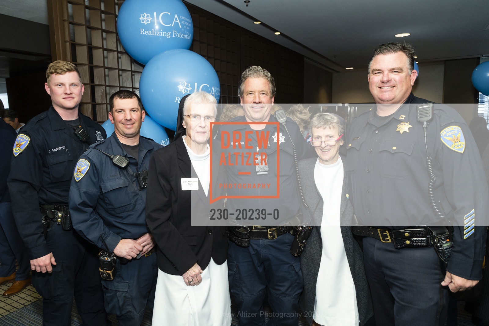 Sister Mary Liam Brock, Sister Lilly Fitzpatrick, ICA Cristo Rey 10th Anniversary Annual Business Lunch 2020, Hyatt Regency. 5 Embarcadero Center, March 4th, 2020, Photo #230-20239-0 Sister Mary Liam Brock, Sister Lilly Fitzpatrick, Photo #230-20239-0