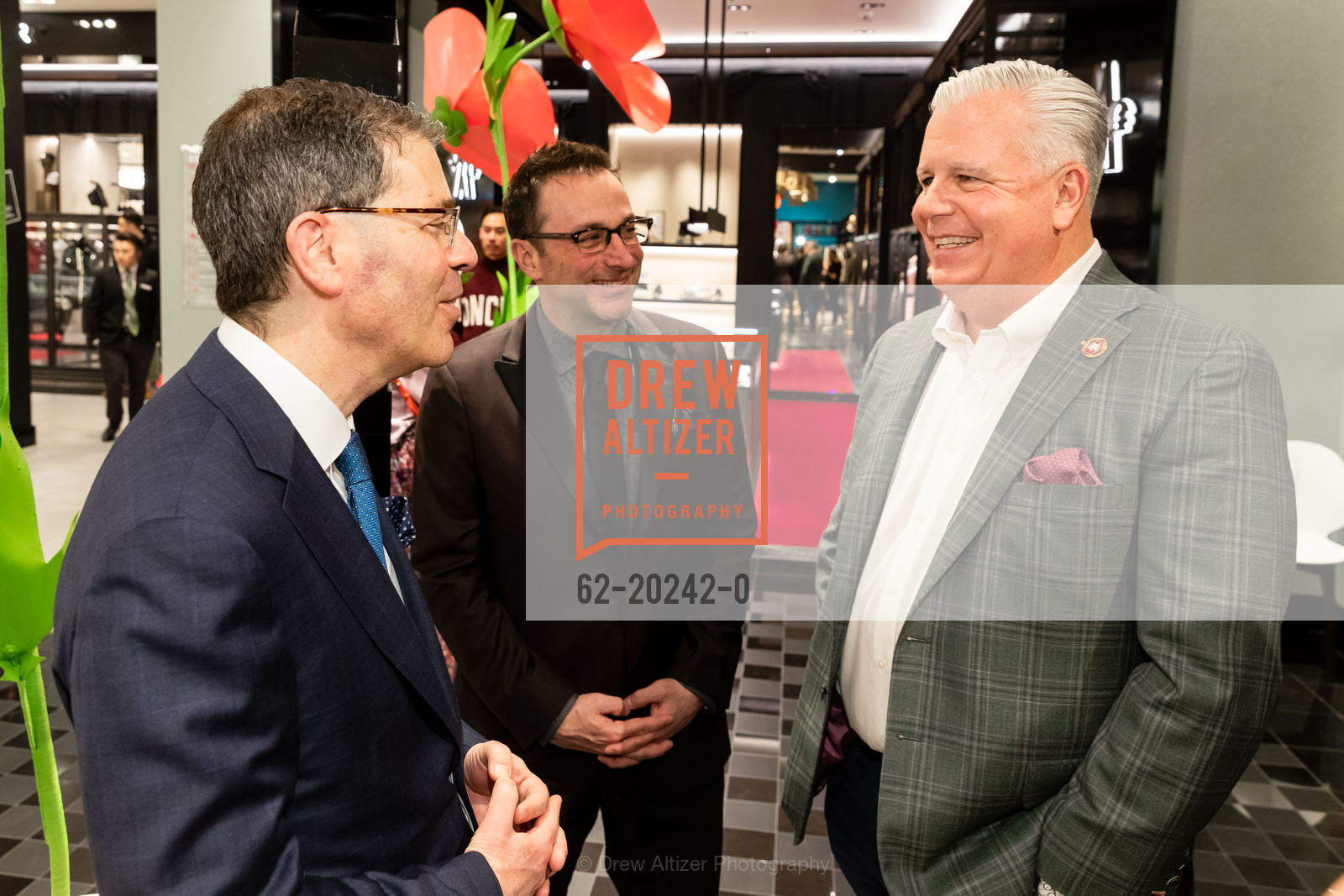 Tony Spring, Frank Berman, Robert Fischbach, Bloomingdale's "Meet Me at the Fair" Event 2020, Bloomingdale's at Westfield Valley Fair. 2847 Stevens Creek Boulevard, Photo #62-20242-0 Tony Spring, Frank Berman, Robert Fischbach, Photo #62-20242-0