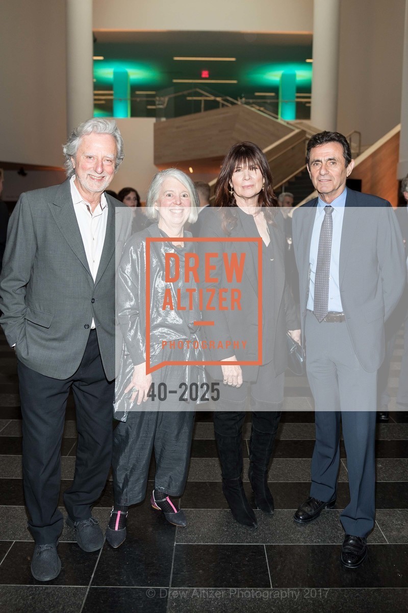 Philip Kaufman, Sandra Phillips, Kelly Sultan, Neal Benezra, Larry Sultan: Here and Home Preview + Reception at SFMOMA, SFMOMA. Van Ness, April 12th, 2017, Photo #40-2025 Philip Kaufman, Sandra Phillips, Kelly Sultan, Neal Benezra, Photo #40-2025