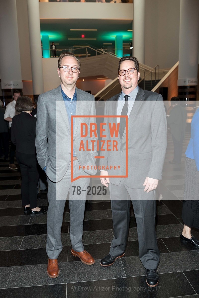 Christopher McCall, Greg Magnuson, Larry Sultan: Here and Home Preview + Reception at SFMOMA, SFMOMA. Van Ness, April 12th, 2017, Photo #78-2025 Christopher McCall, Greg Magnuson, Photo #78-2025
