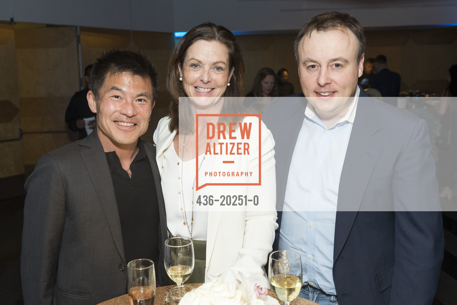 Ludwig Lin, Jane Grogran, Kieron Leslie, Challenged Athlete's Foundation Annual Gala, SFMOMA. 155 3rd Street, March 4th, 2020, Photo #436-20251-0 Ludwig Lin, Jane Grogran, Kieron Leslie, Photo #436-20251-0