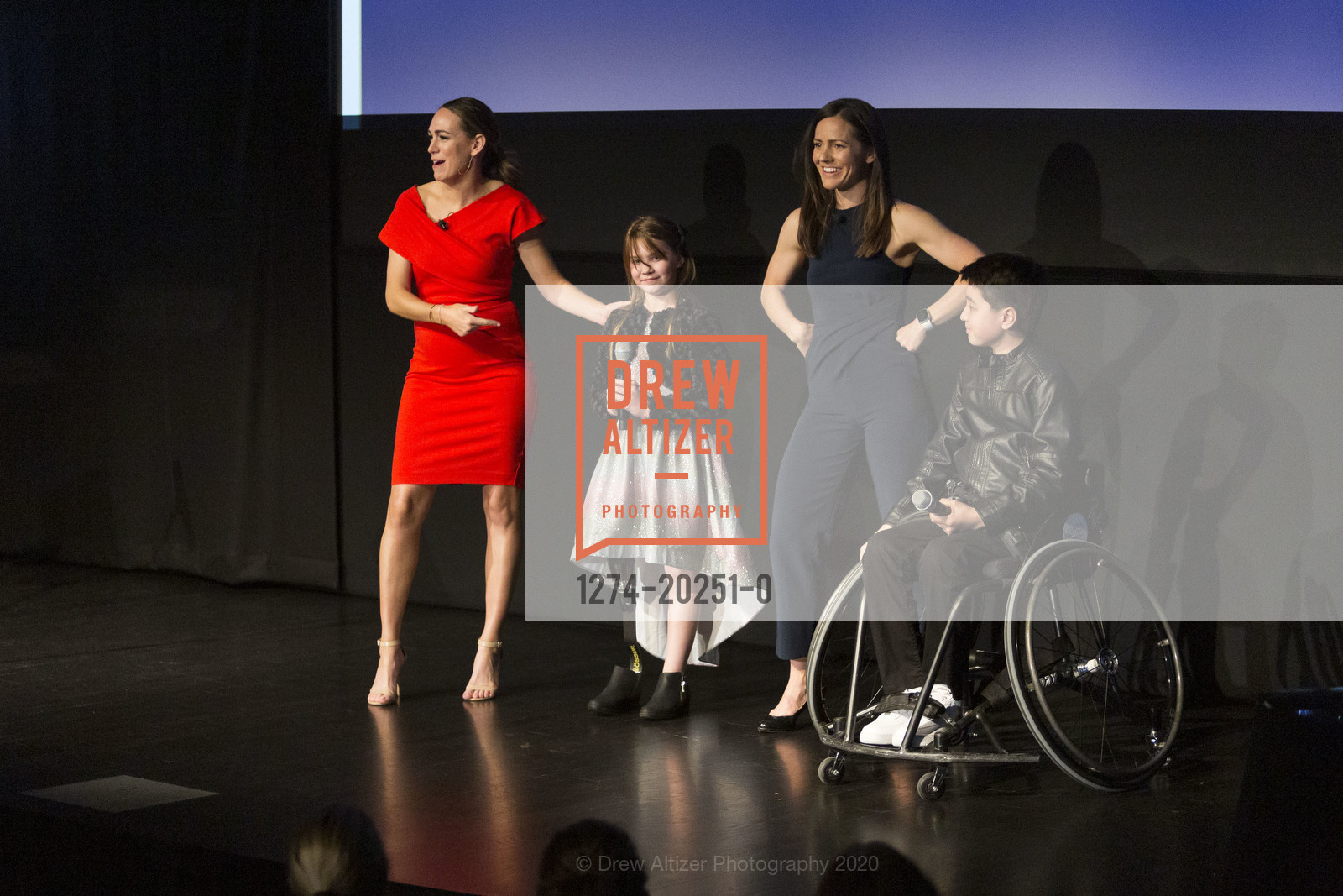 Laura Britt, Kate Roe, Therese Vinal, Devan Watkins, Challenged Athlete's Foundation Annual Gala, SFMOMA. 155 3rd Street, March 4th, 2020, Photo #1274-20251-0 Laura Britt, Kate Roe, Therese Vinal, Devan Watkins, Photo #1274-20251-0