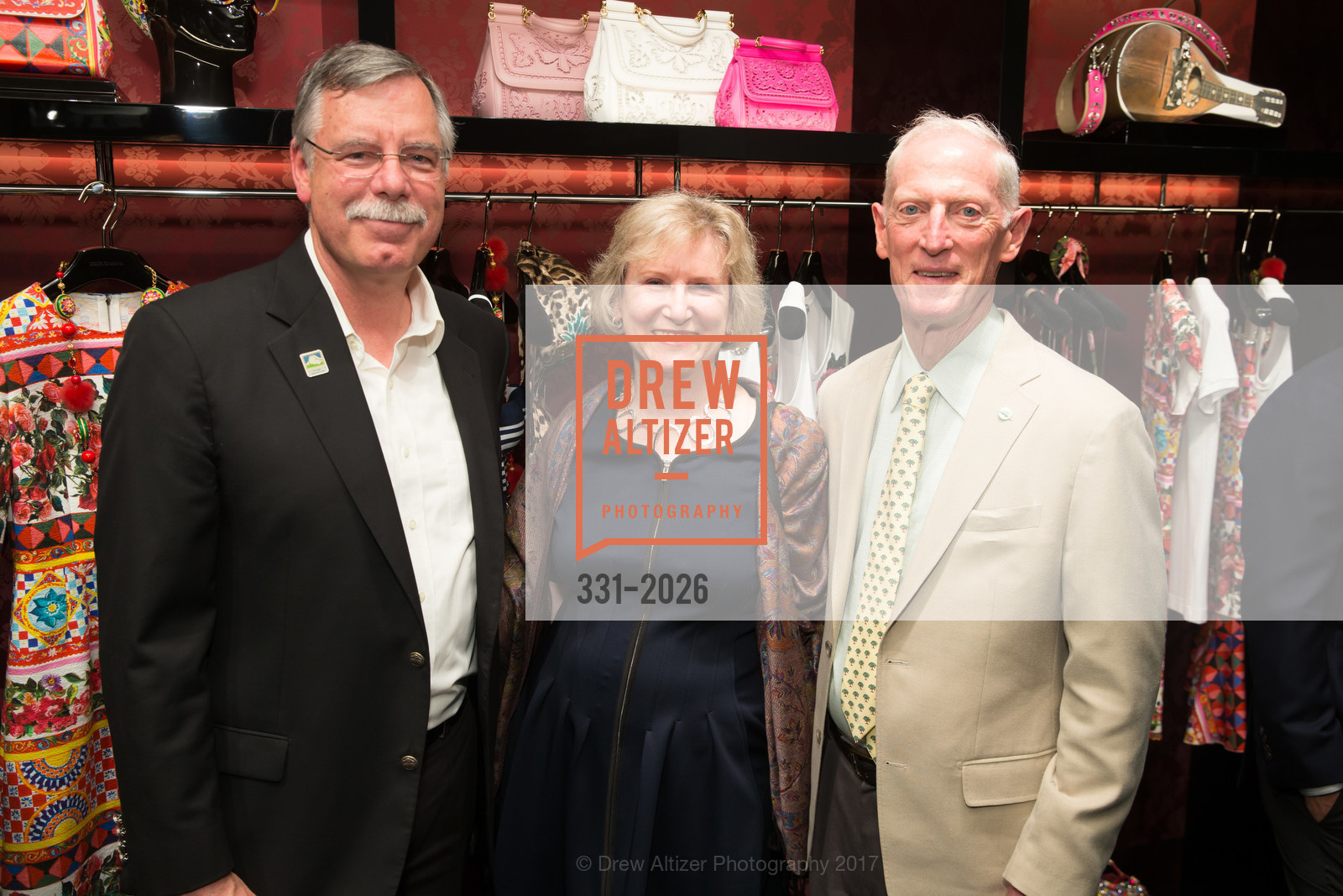 Frank Dean, Kit Prager, Allan Prager, VIP Pre Gala Event for NatureBridge, Dolce and Gabbana, April 12th, 2017, Photo #331-2026 Frank Dean, Kit Prager, Allan Prager, Photo #331-2026