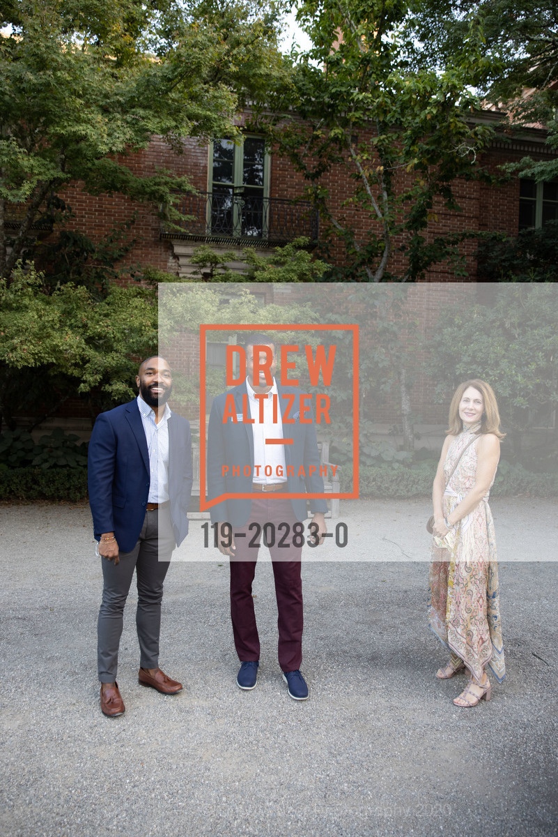Khalil Pipkin, Michael Smith, Donna Colson, Filoli Gala in the Garden 2020, Filoli Estate. 86 Cañada Road, September 18th, 2020, Photo #119-20283-0 Khalil Pipkin, Michael Smith, Donna Colson, Photo #119-20283-0