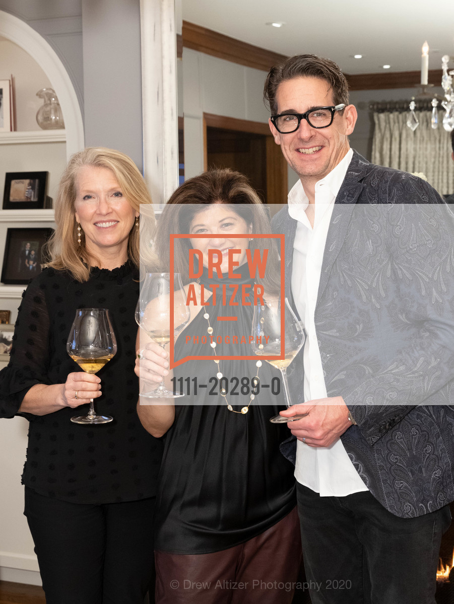 Sue Kumli, Teresa Backman, Joel Backman, San Francisco Wine School’s Anniversary Celebration and Scholarship Auction 2020, Private Residence, November 14th, 2020, Photo #1111-20289-0 Sue Kumli, Teresa Backman, Joel Backman, Photo #1111-20289-0