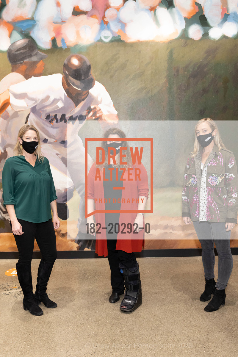 Emilie Lynch, Amy Wender, Ashley Berman, Holiday Heroes Gala 2020, Oracle Stadium. 24 Willie Mays Plaza, November 13th, 2020, Photo #182-20292-0 Emilie Lynch, Amy Wender, Ashley Berman, Photo #182-20292-0