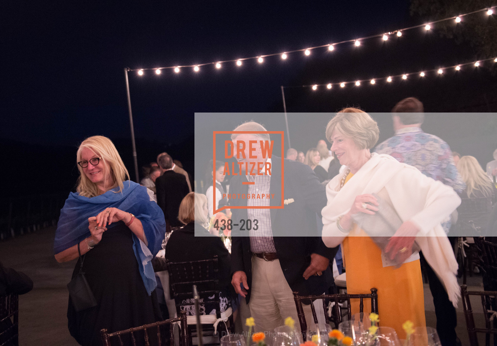 Suzanne Deal Booth, Dick Kramlich, Pam Kramlich, Festival del Sole Patron Dinner at Odette Estate, Odette Estate. 5998 Silverado Trail, July 26th, 2015,Drew Altizer, Drew Altizer Photography, full-service agency, private events, San Francisco photographer, photographer california