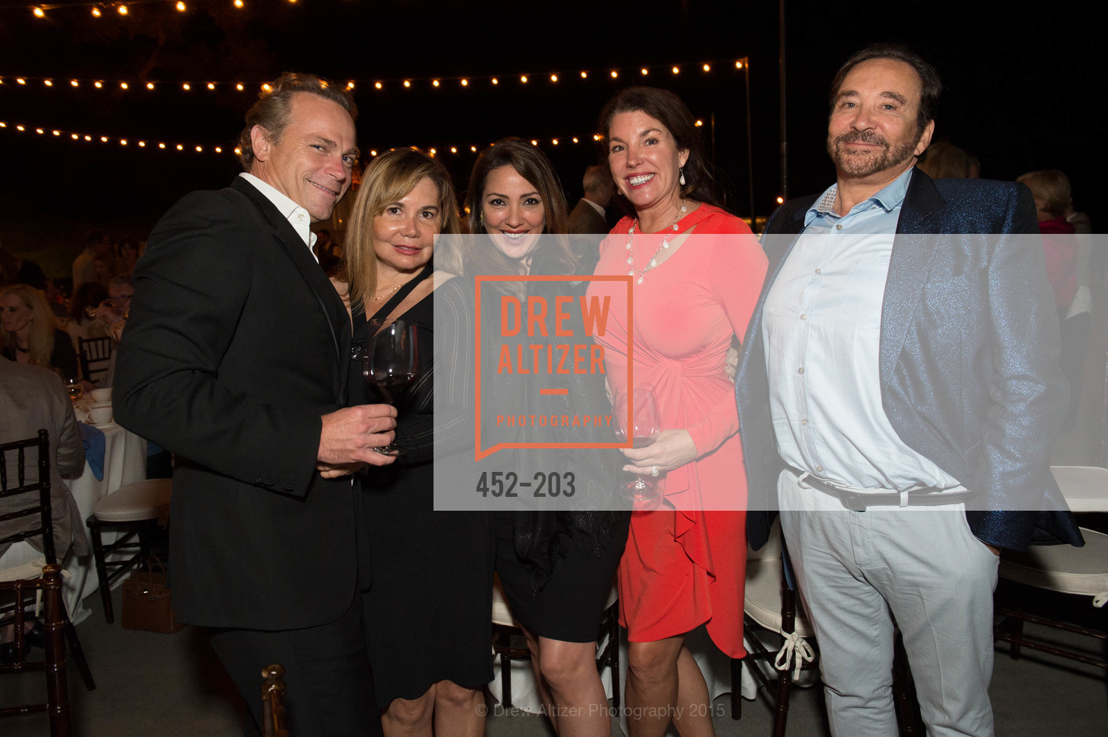 Jean-Charles Boisset, Cecilia Peterson, Kathleen Martinez, Michelle Baggett, Jose Nazar, Gucci & Vogue Dinner, Odette Estate. Odette Estate, . 5998 Silverado Trail, July 26th, 2015, Photo #452-203 Jean-Charles Boisset, Cecilia Peterson, Kathleen Martinez, Michelle Baggett, Jose Nazar, Photo #452-203