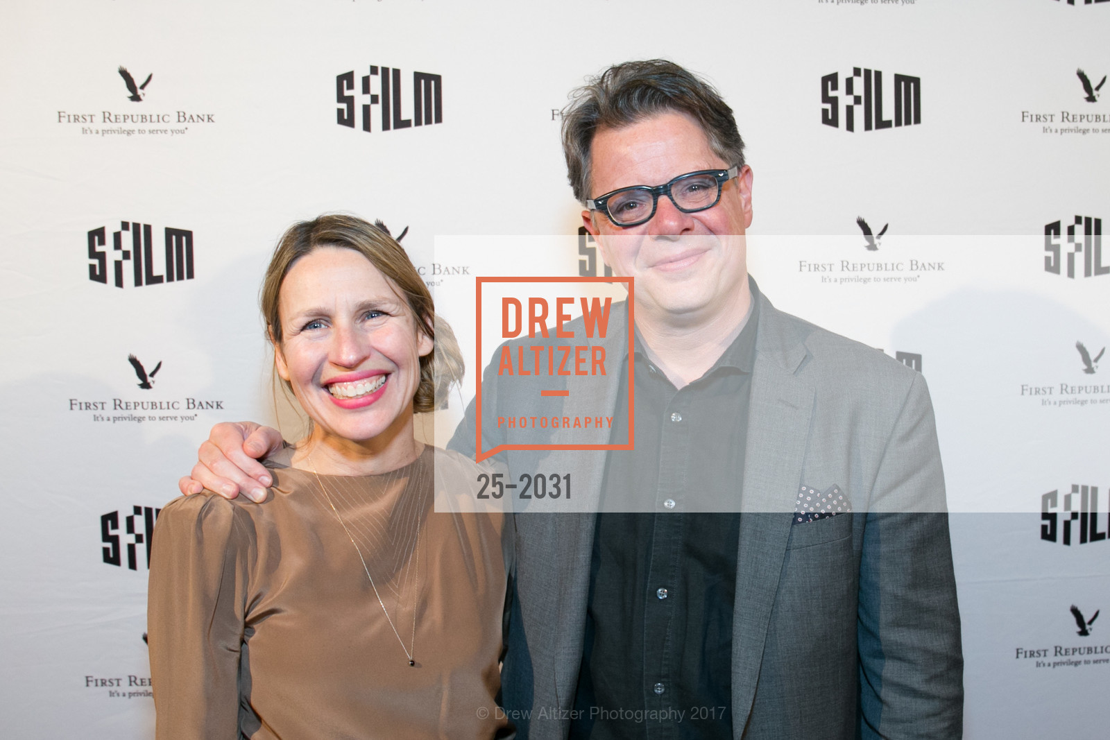 Courtney Saunders, Andrew Smith, SFFILM Premiere Arrivals: Walking Out, Alamo Drafthouse New Mission. 2550 Mission Street, April 18th, 2017, Photo #25-2031 Courtney Saunders, Andrew Smith, Photo #25-2031