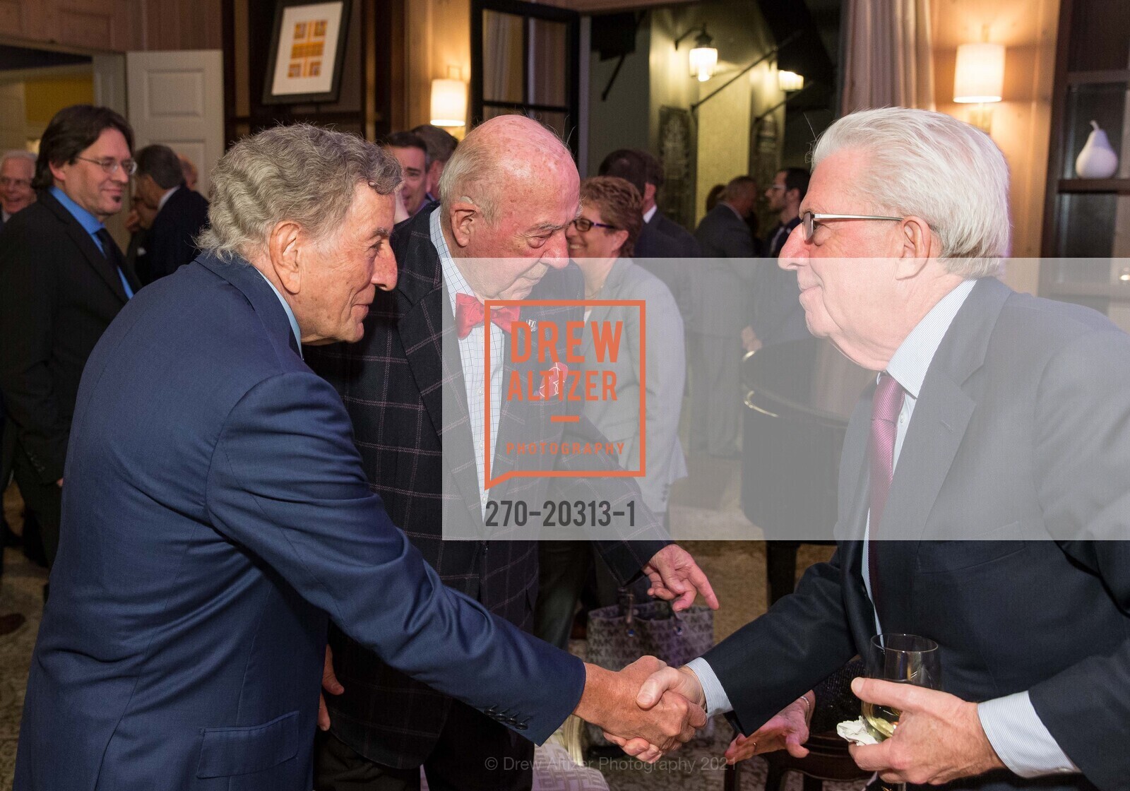 Tony Bennett, George Shultz, Rich Guggenhime, In Memoriam: George Shultz, San Francisco. San Francisco, July 21st, 2023, Photo #270-20313-1 Tony Bennett, George Shultz, Rich Guggenhime, Photo #270-20313-1