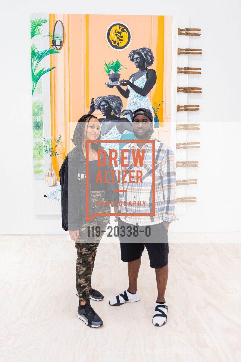 Sarena Foster, Conrad Egyir, Jessica Silverman Gallery: WE ARE HERE 2021, Jessica Silverman. 621 Grant Avenue, May 27th, 2021, Photo #119-20338-0 Sarena Foster, Conrad Egyir, Photo #119-20338-0