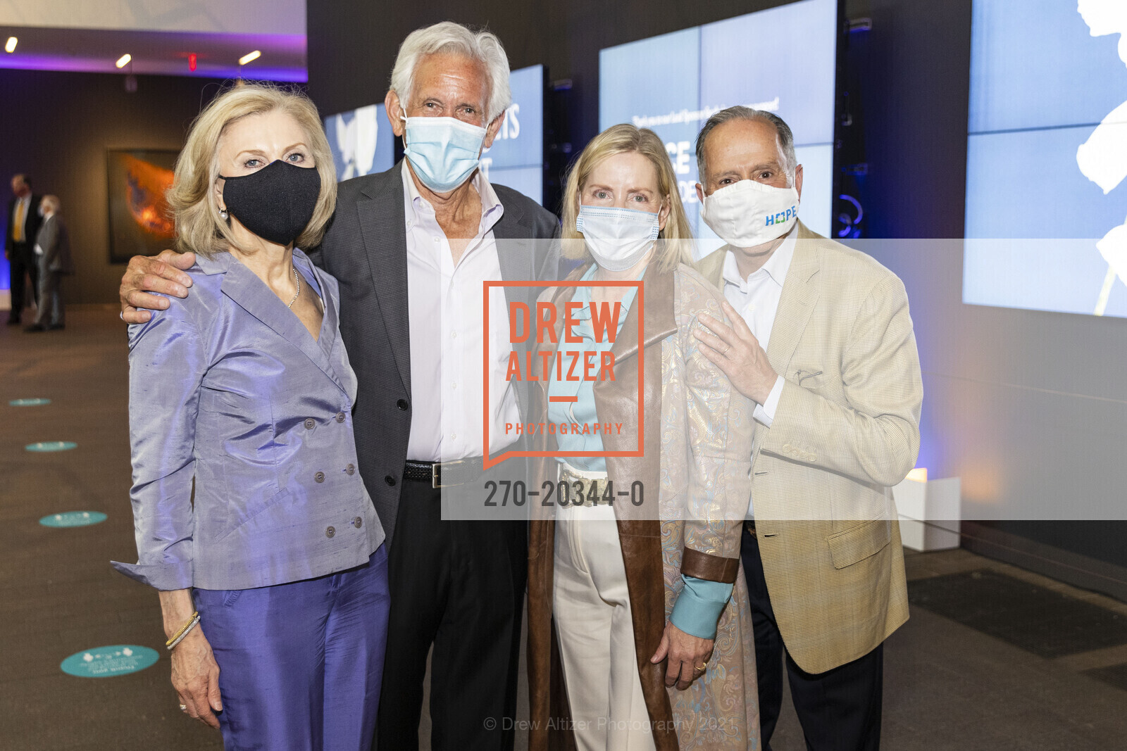 Patty Rock, John Fetzer, Allison Huegel, Jim Sergi, Bouquets to Art 2021, de Young Museum, June 7th, 2021, Photo #270-20344-0 Patty Rock, John Fetzer, Allison Huegel, Jim Sergi, Photo #270-20344-0